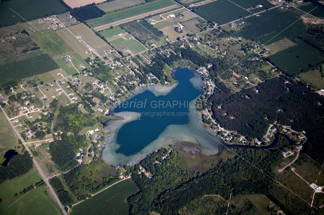 Cobb Lake in Barry County, Michigan